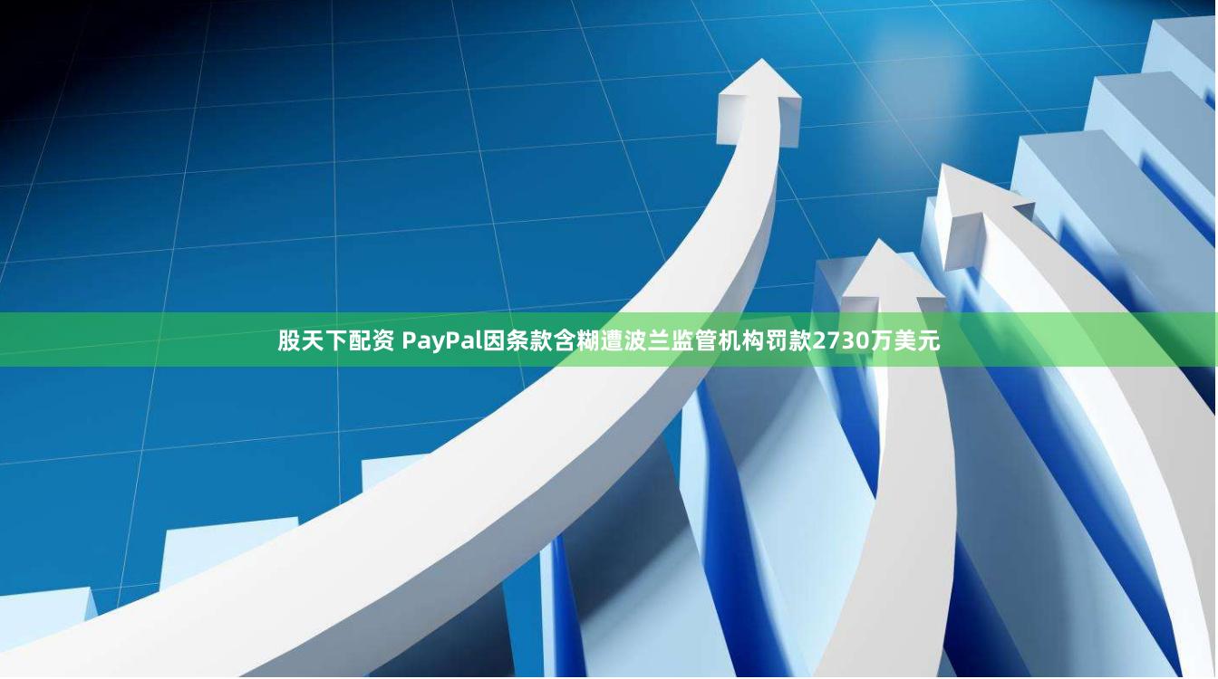 股天下配资 PayPal因条款含糊遭波兰监管机构罚款2730万美元