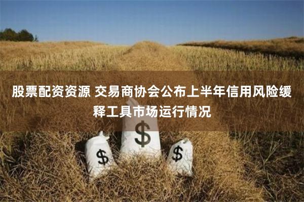 股票配资资源 交易商协会公布上半年信用风险缓释工具市场运行情况