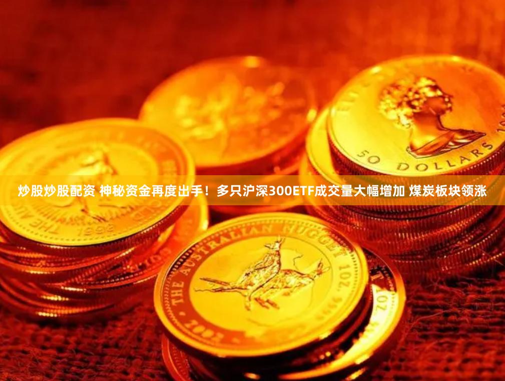 炒股炒股配资 神秘资金再度出手！多只沪深300ETF成交量大幅增加 煤炭板块领涨