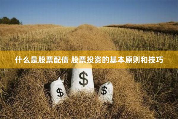 什么是股票配债 股票投资的基本原则和技巧